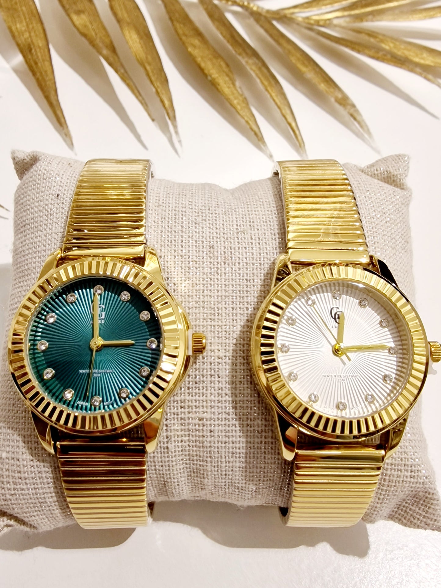 MONTRE ERINE ACIER OR
