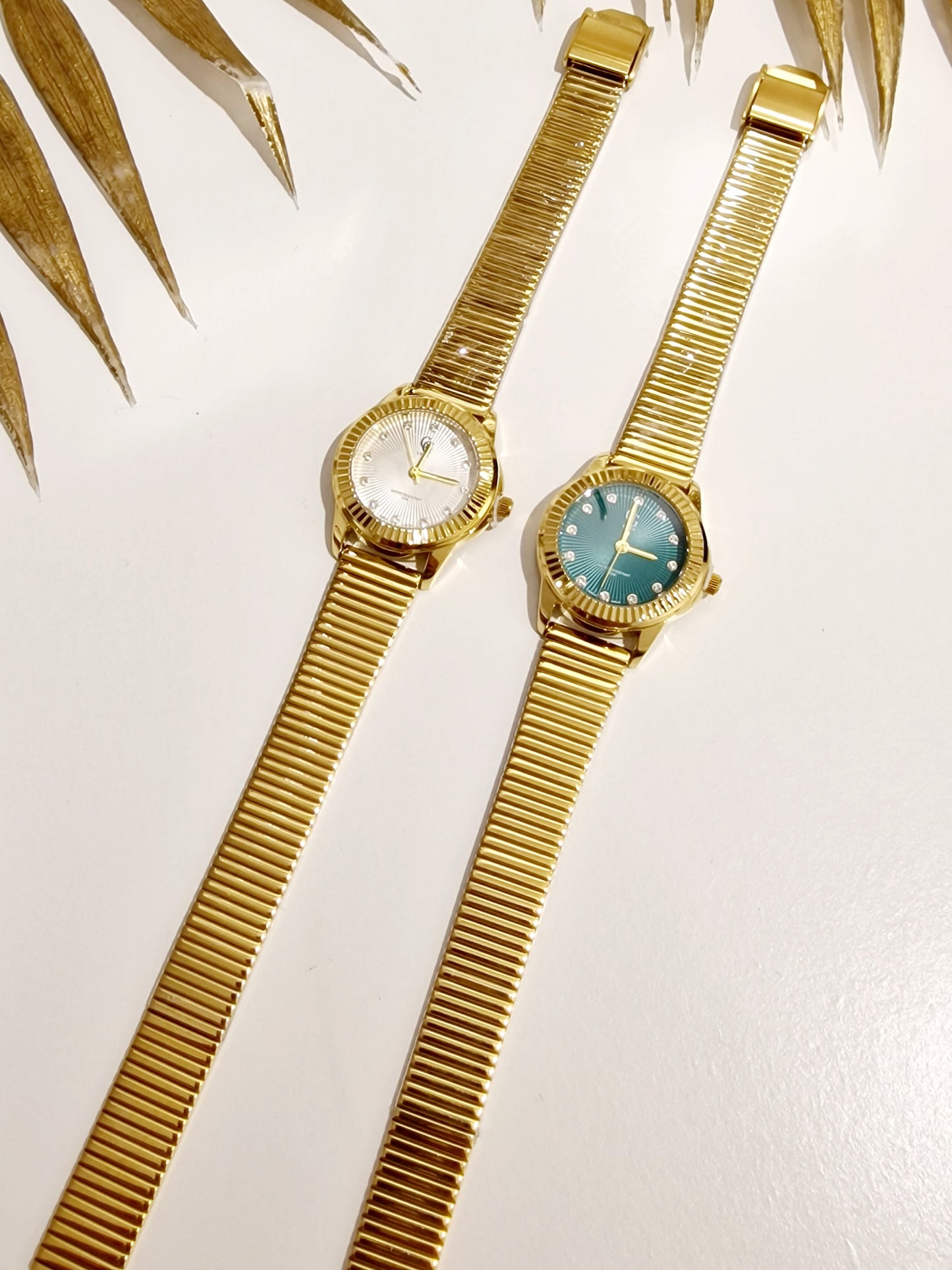 MONTRE ERINE ACIER OR