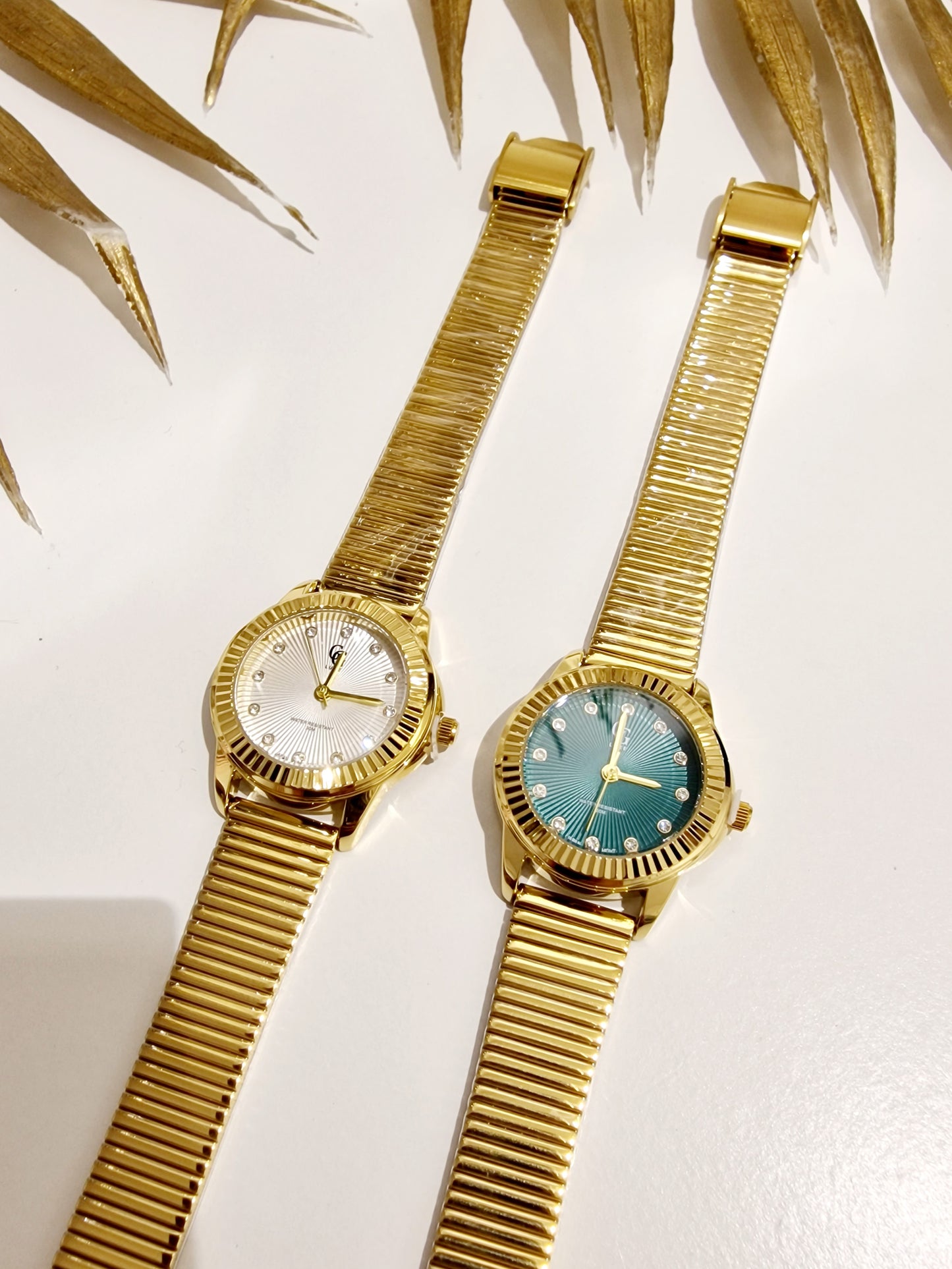 MONTRE ERINE ACIER OR