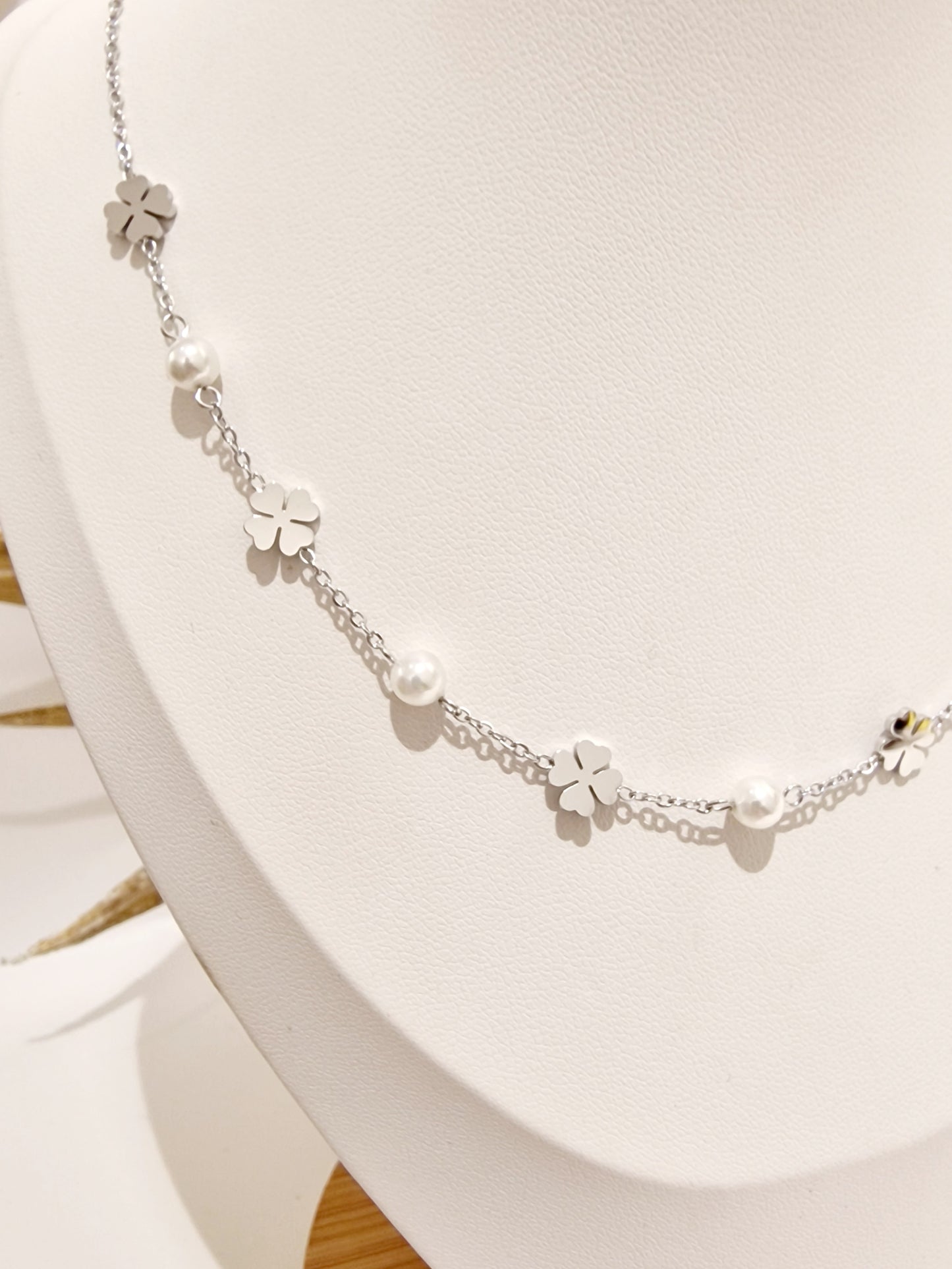 COLLIER YELENA ACIER ARGENT