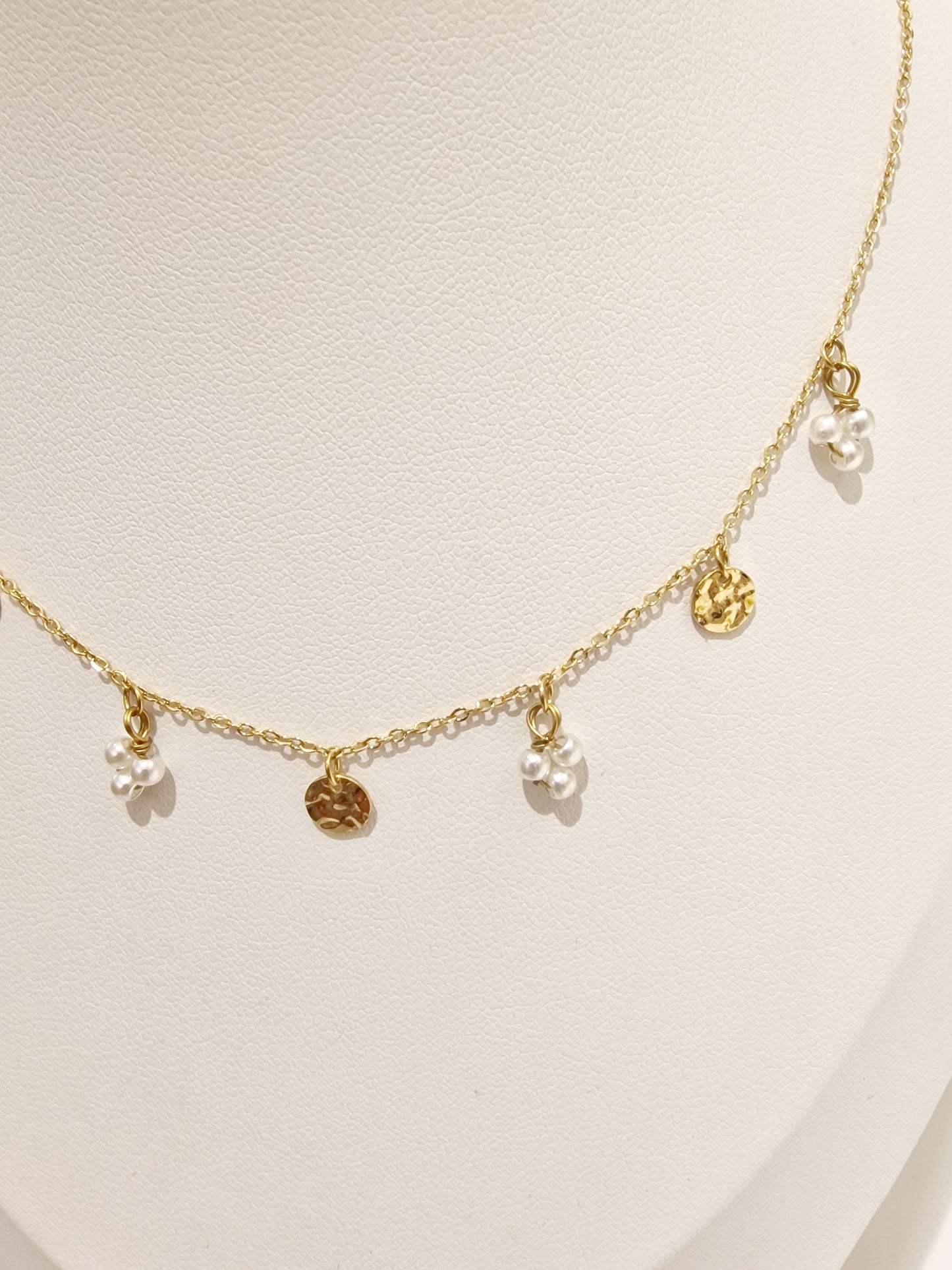COLLIER KLARYSSA ACIER OR