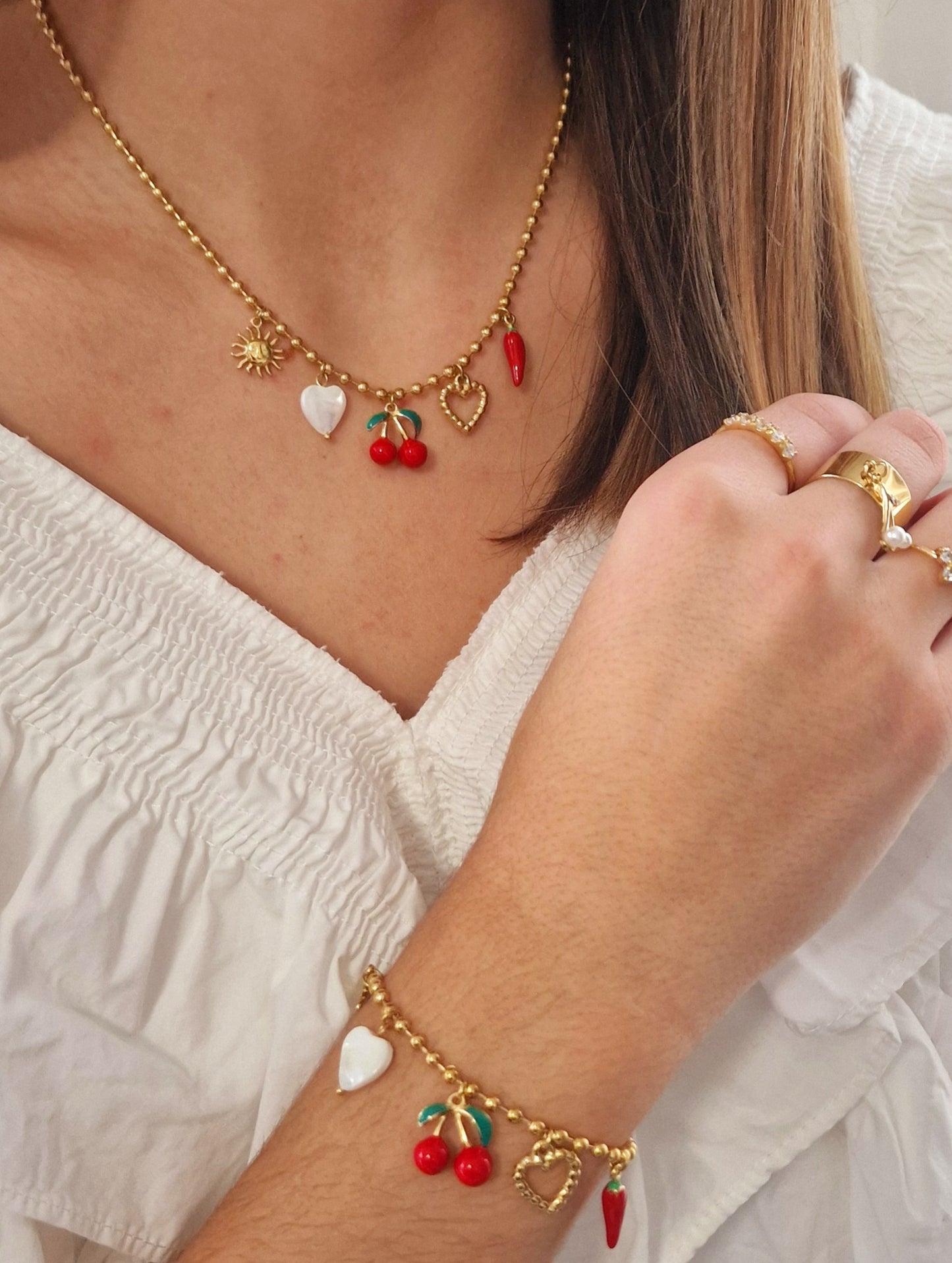 BRACELET OLIANA ACIER OR