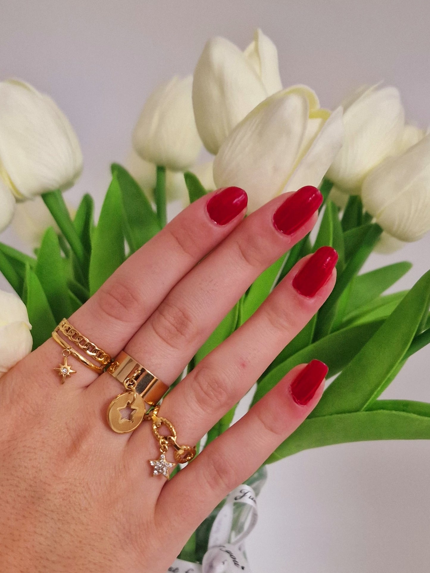 BAGUE ELSA ACIER