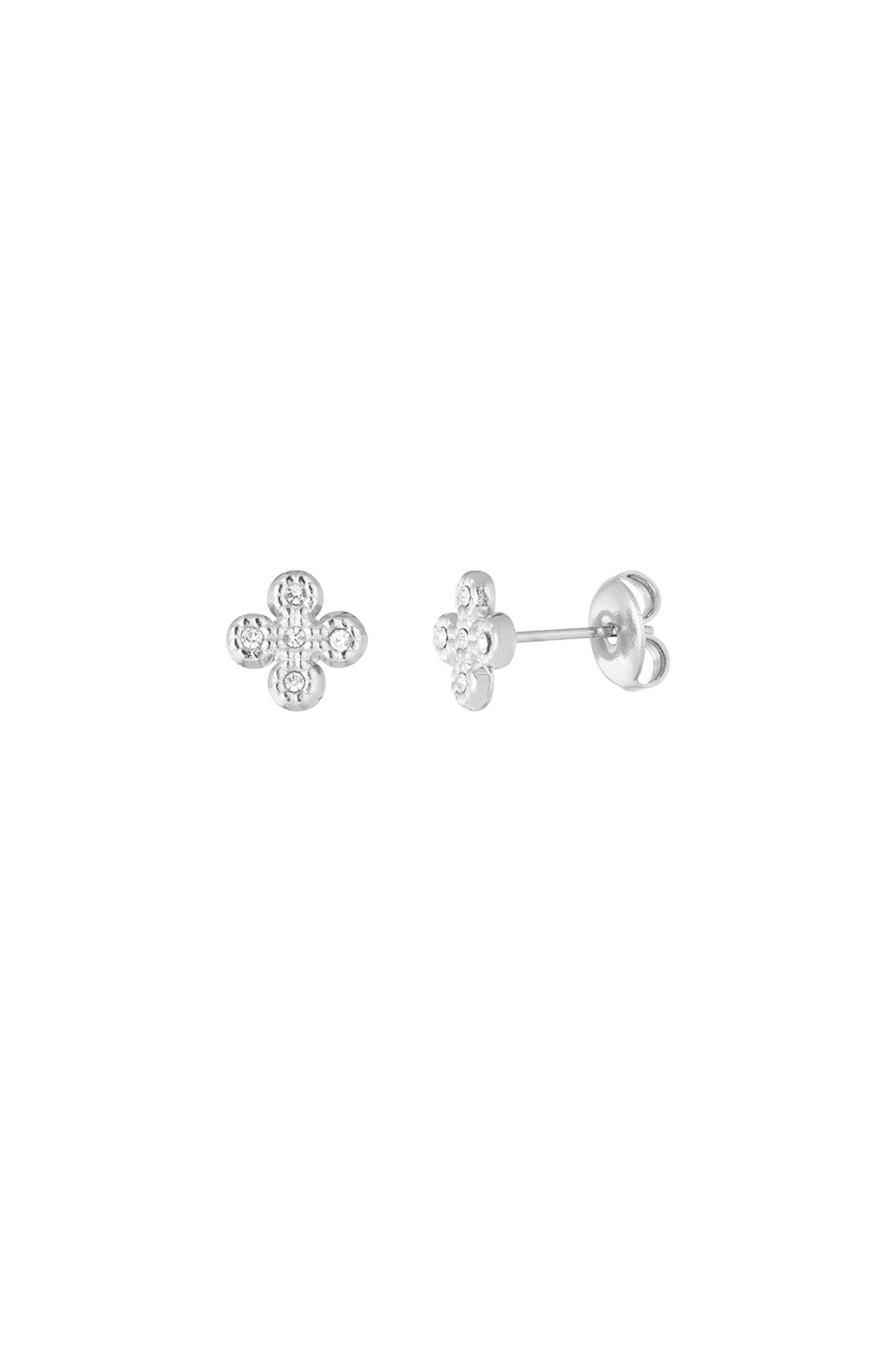 BOUCLES D’OREILLES DIXIE ACIER ARGENT