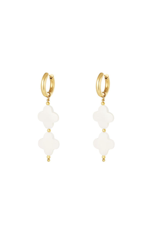 BOUCLES D'OREILLES ADYSON ACIER OR