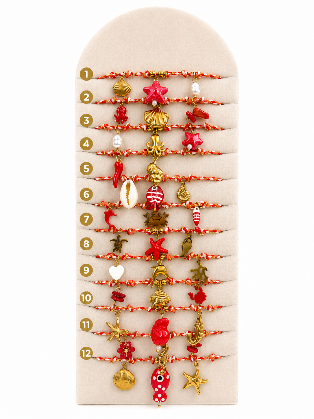 BRACELET CORALIA ACIER OR