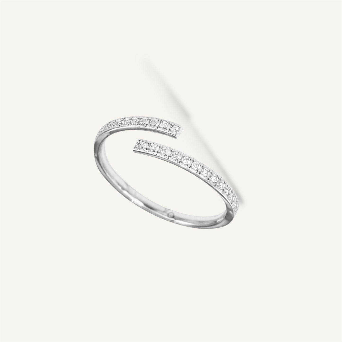 BAGUE DAVINA ACIER