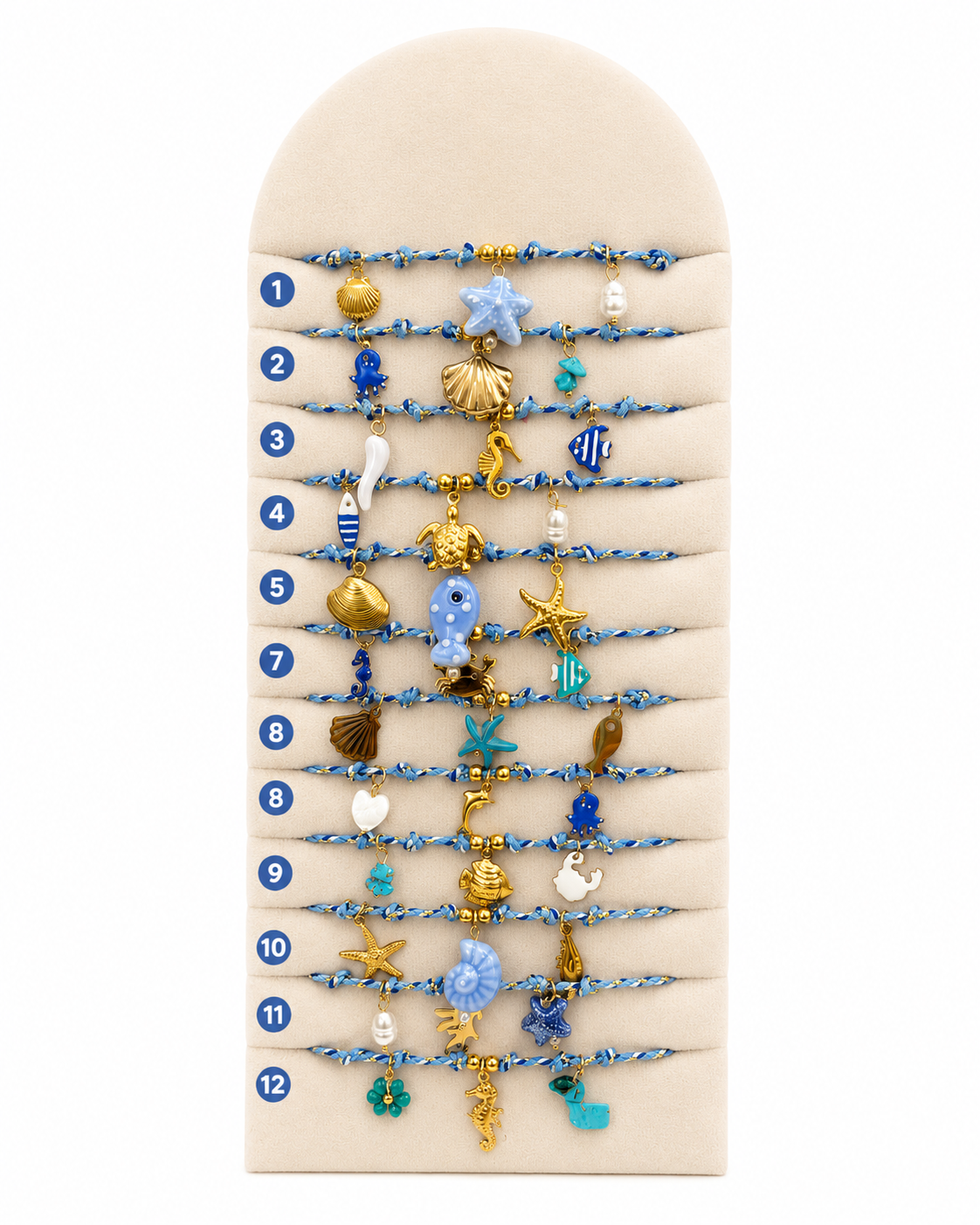 BRACELET AZURA ACIER OR