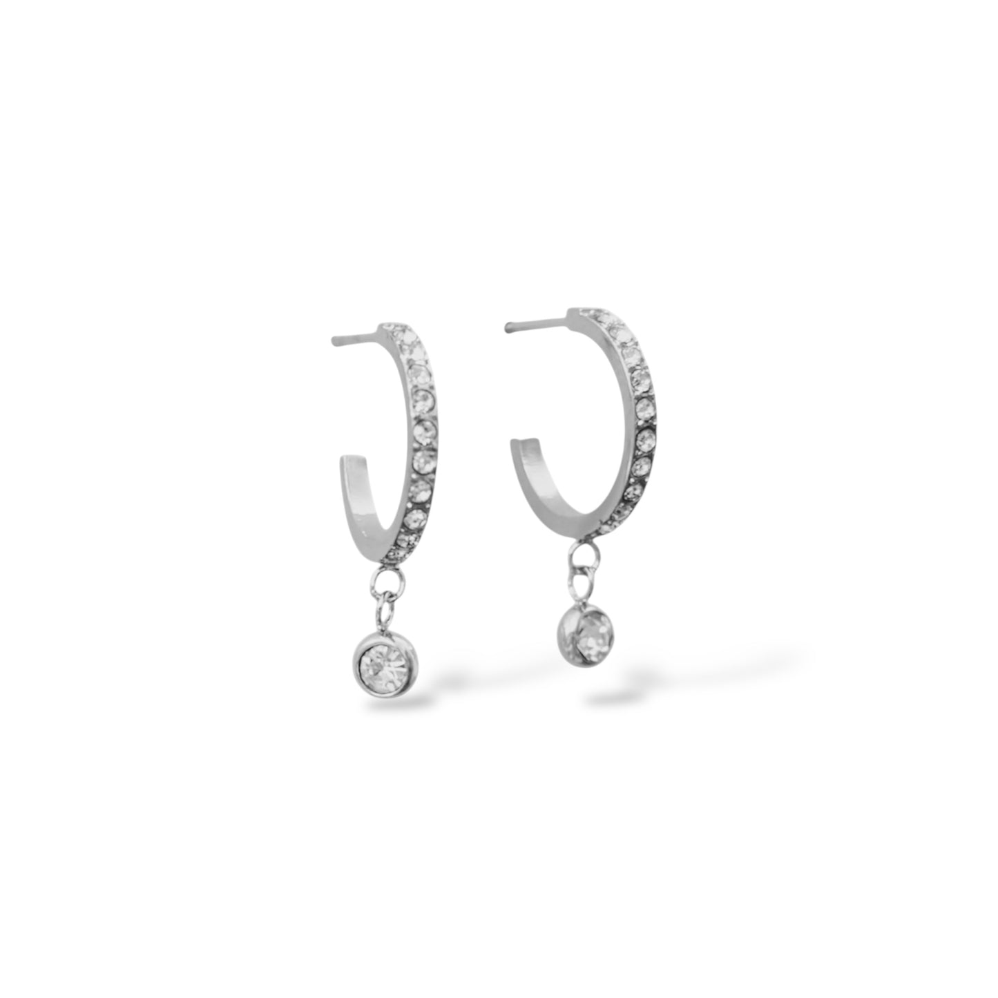 BOUCLES D’OREILLES AUGUSTINE ACIER