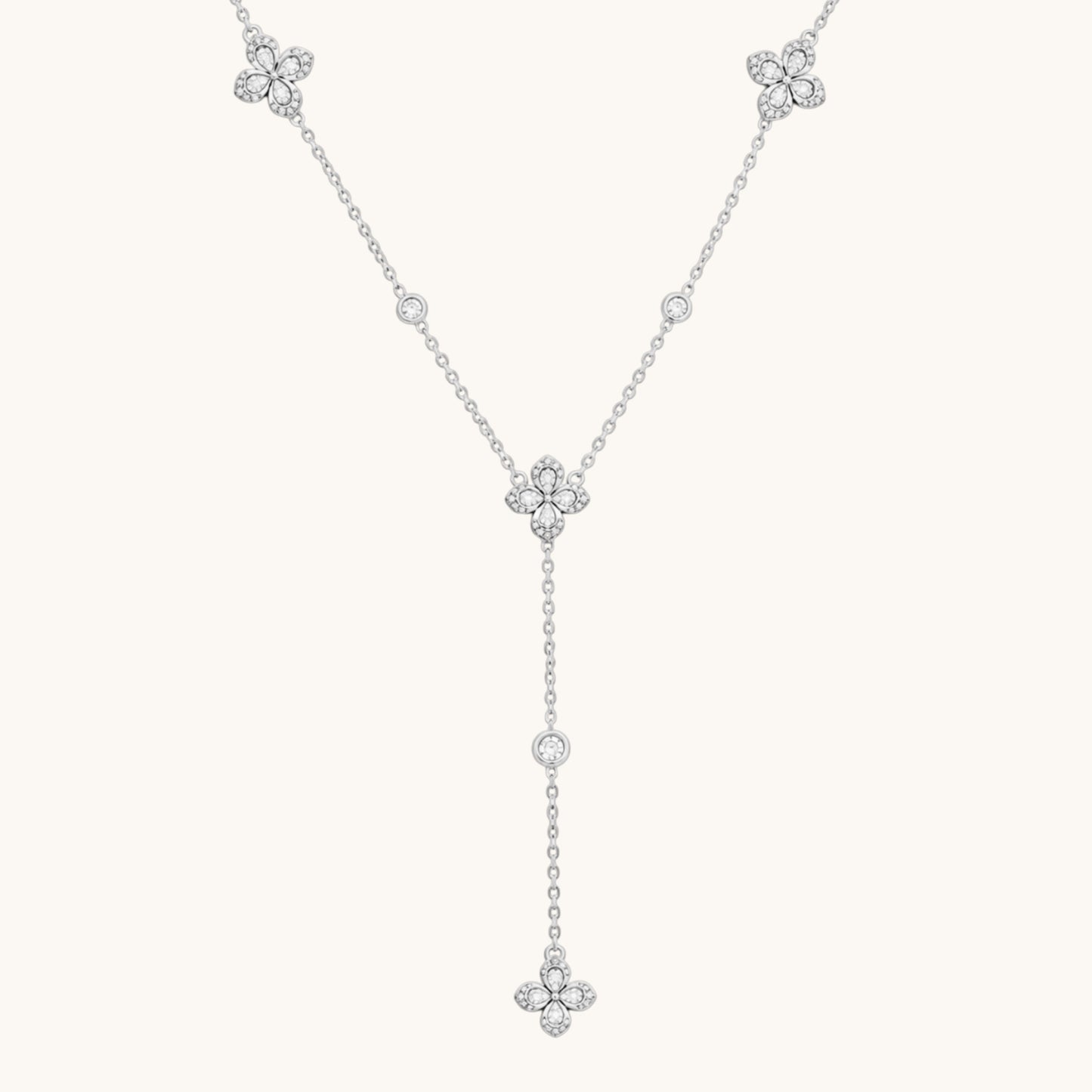 COLLIER Y ORLY BLANC