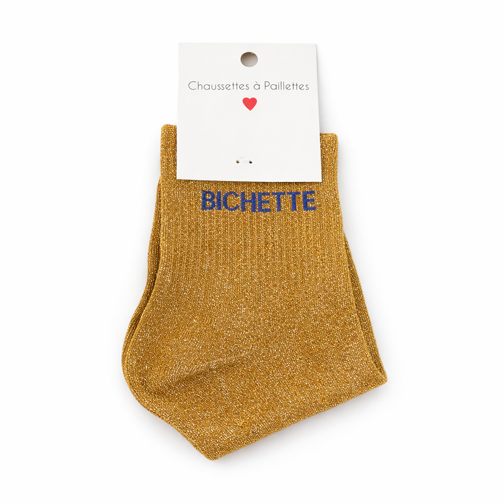 CHAUSSETTES À PAILLETTES -BICHETTE