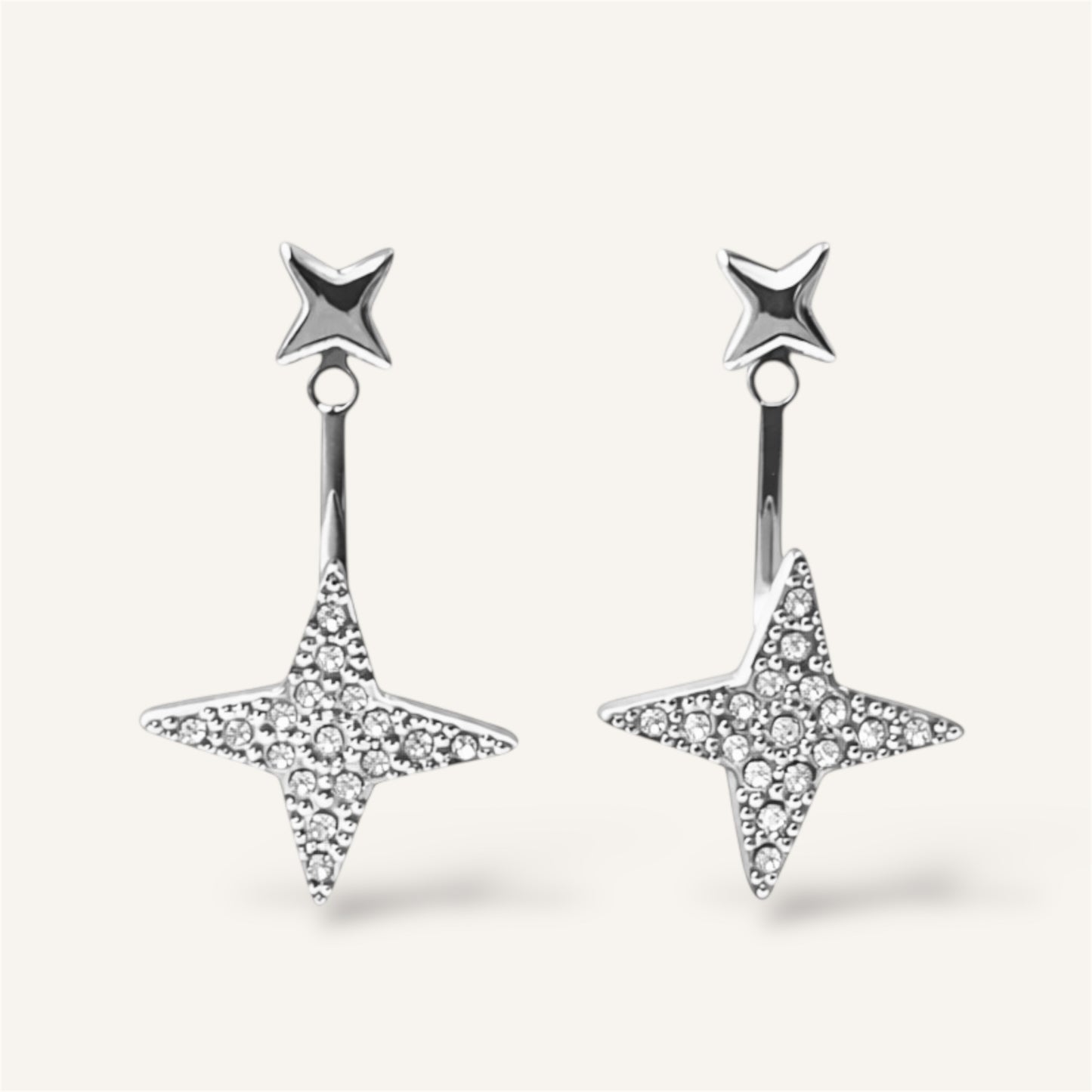 BOUCLES D’OREILLES ELLY ACIER
