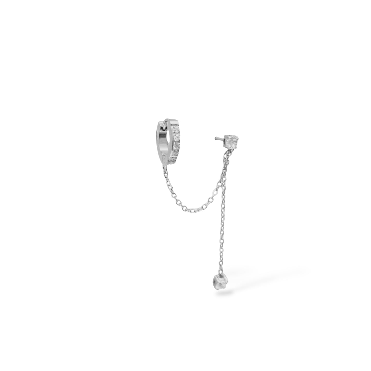 BOUCLES D’OREILLES MILA ACIER