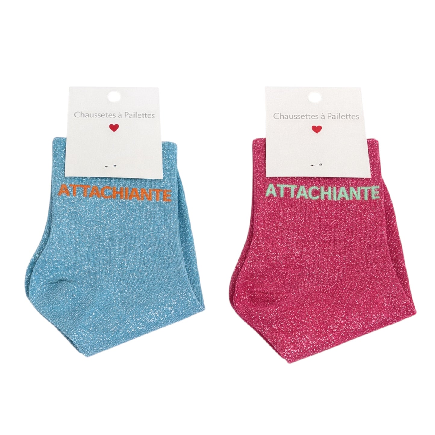 CHAUSSETTES À PAILLETTES - ATTACHIANTE