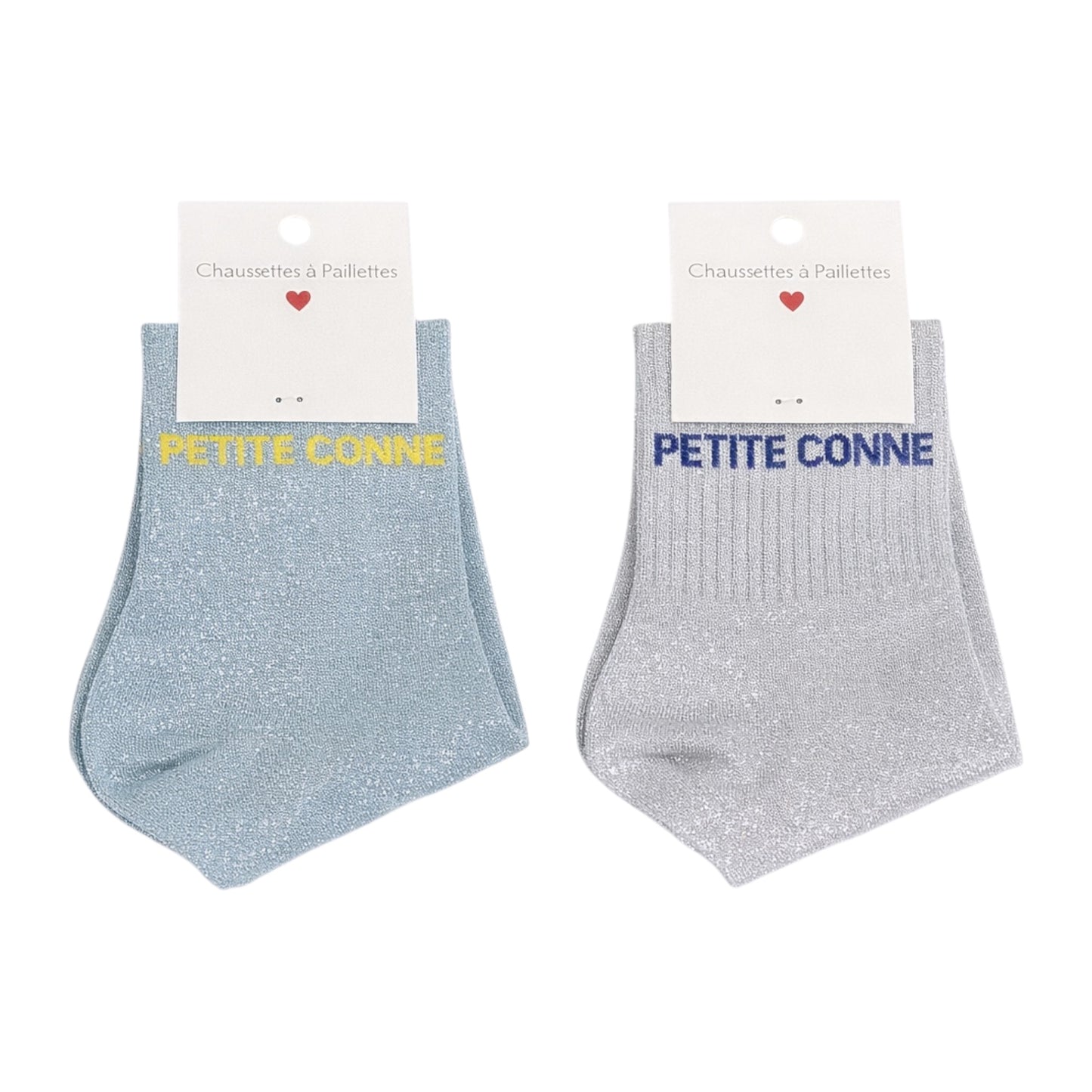 CHAUSSETTES À PAILLETTES -PETITE CONNE