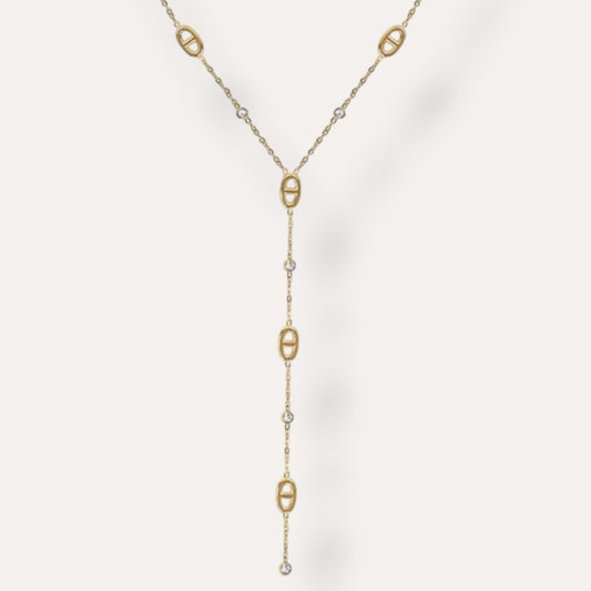 COLLIER LESIA ACIER OR