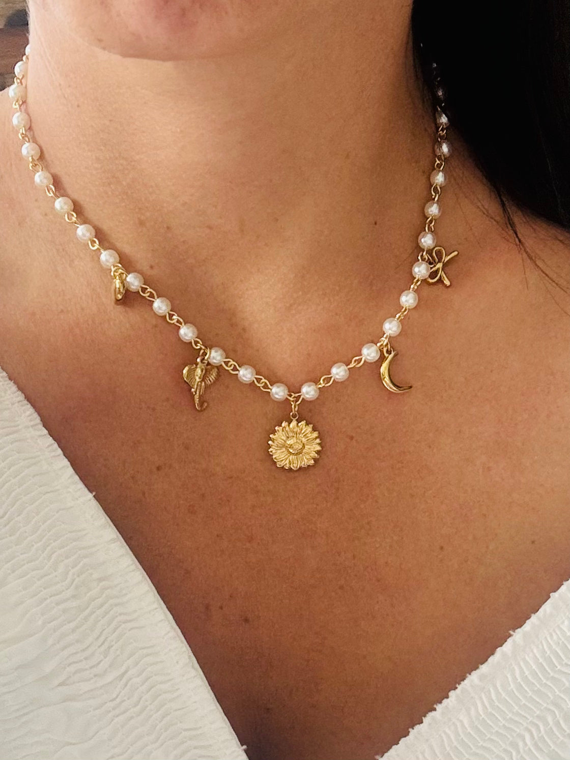 COLLIER CONSTANCE ACIER OR