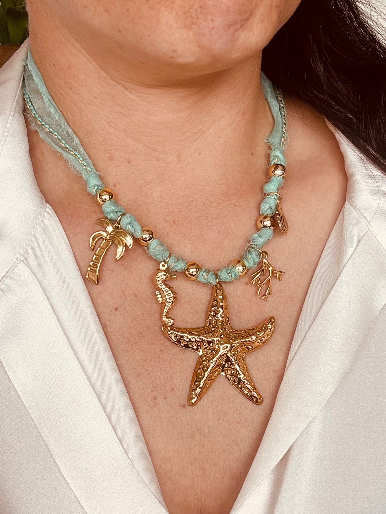 COLLIER LYNDA ACIER OR