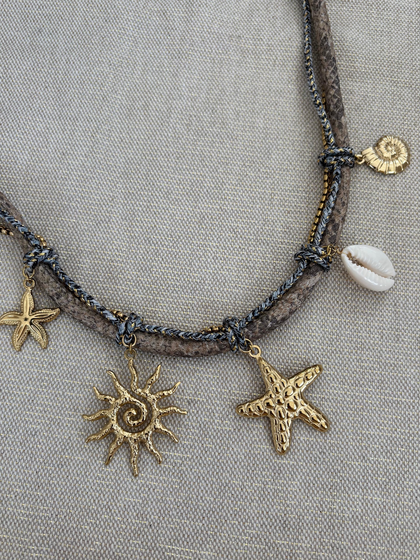 COLLIER CINDY ACIER OR