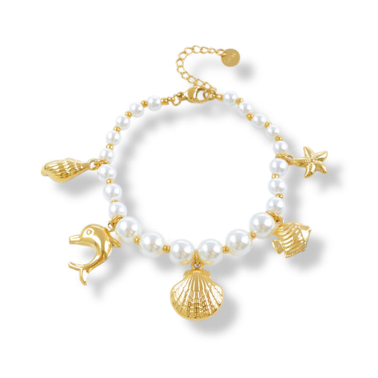 BRACELET RÊVA ACIER OR