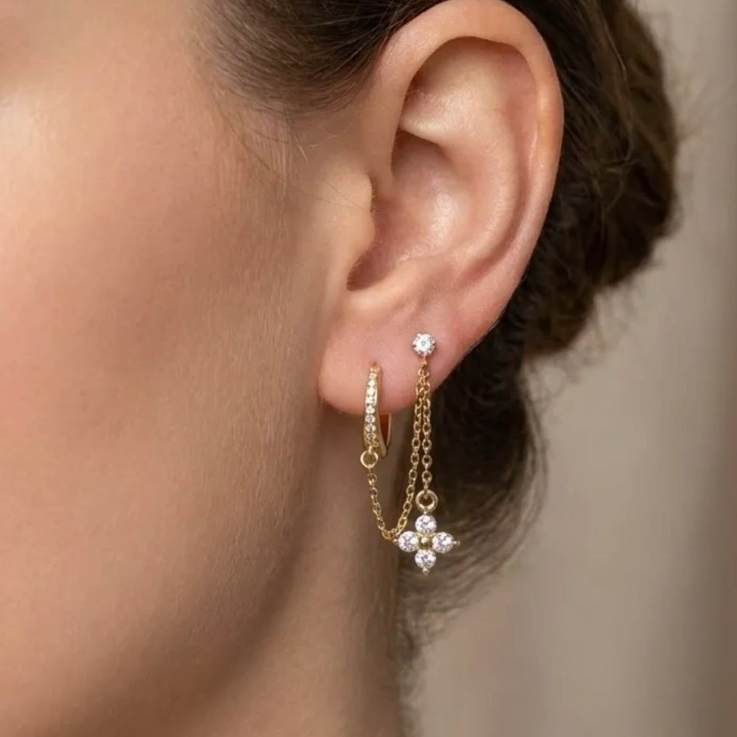 MONO BOUCLE ELORA ARGENT