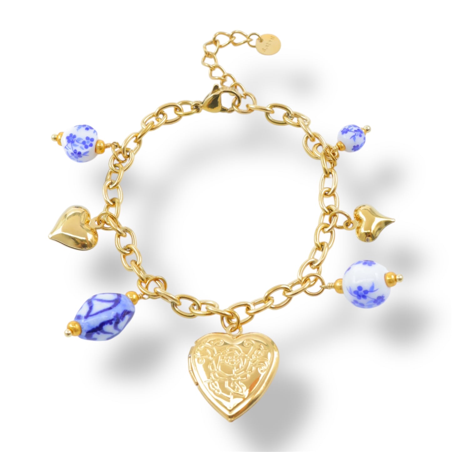 BRACELET AMIAH ACIER OR