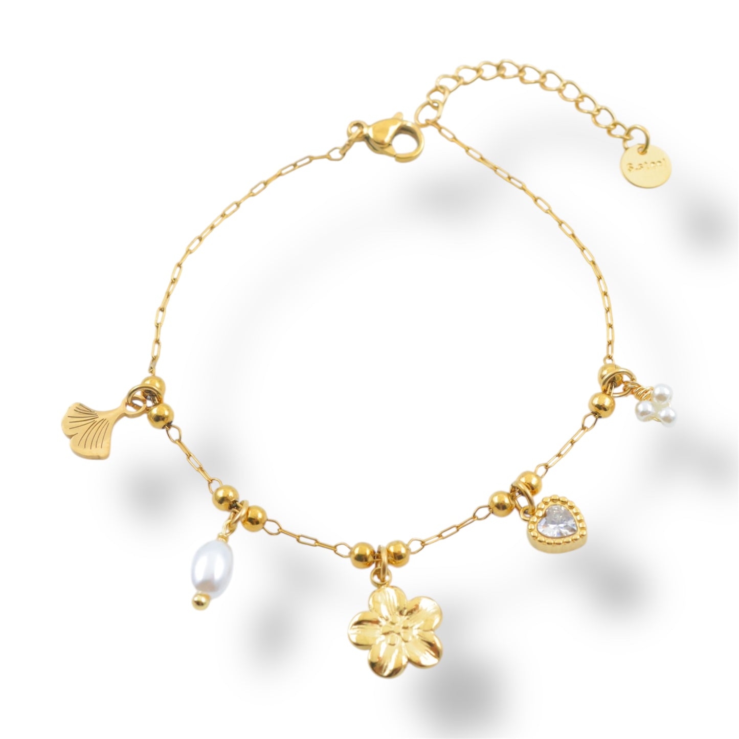 BRACELET KAMILIA ACIER OR