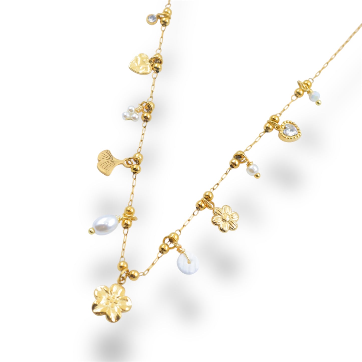 COLLIER KAMILIA ACIER OR