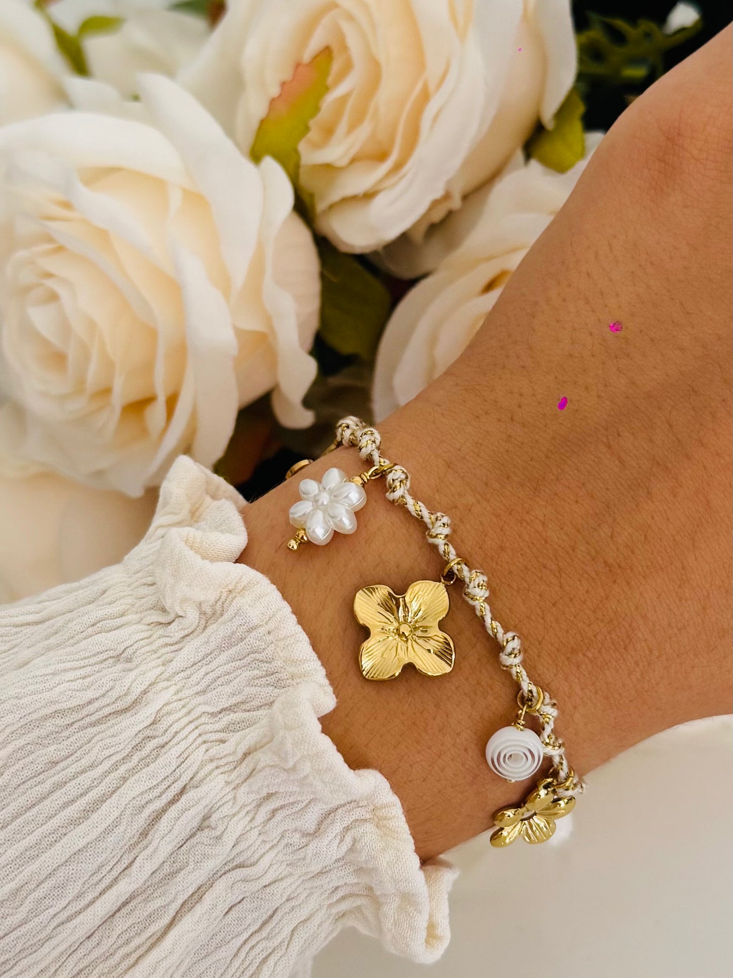 BRACELET BERENICE ACIER OR