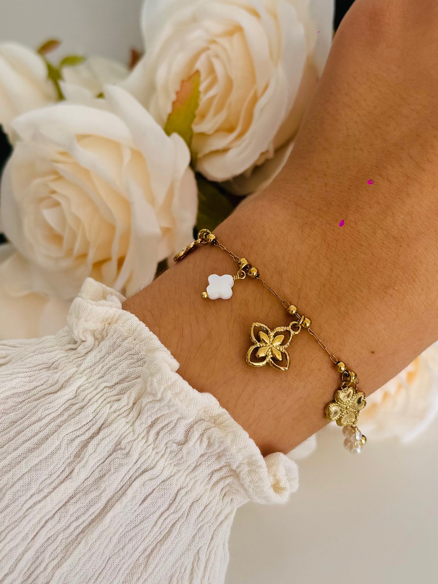 Bracelet ARIANA ACIER OR
