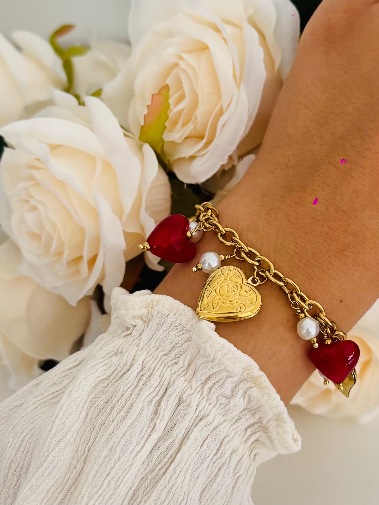 BRACELET ALEXIA ACIER OR
