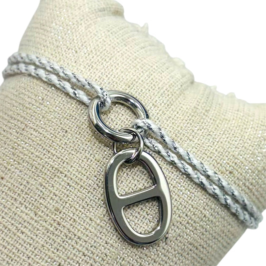 BRACELET KAHA ACIER ARGENT