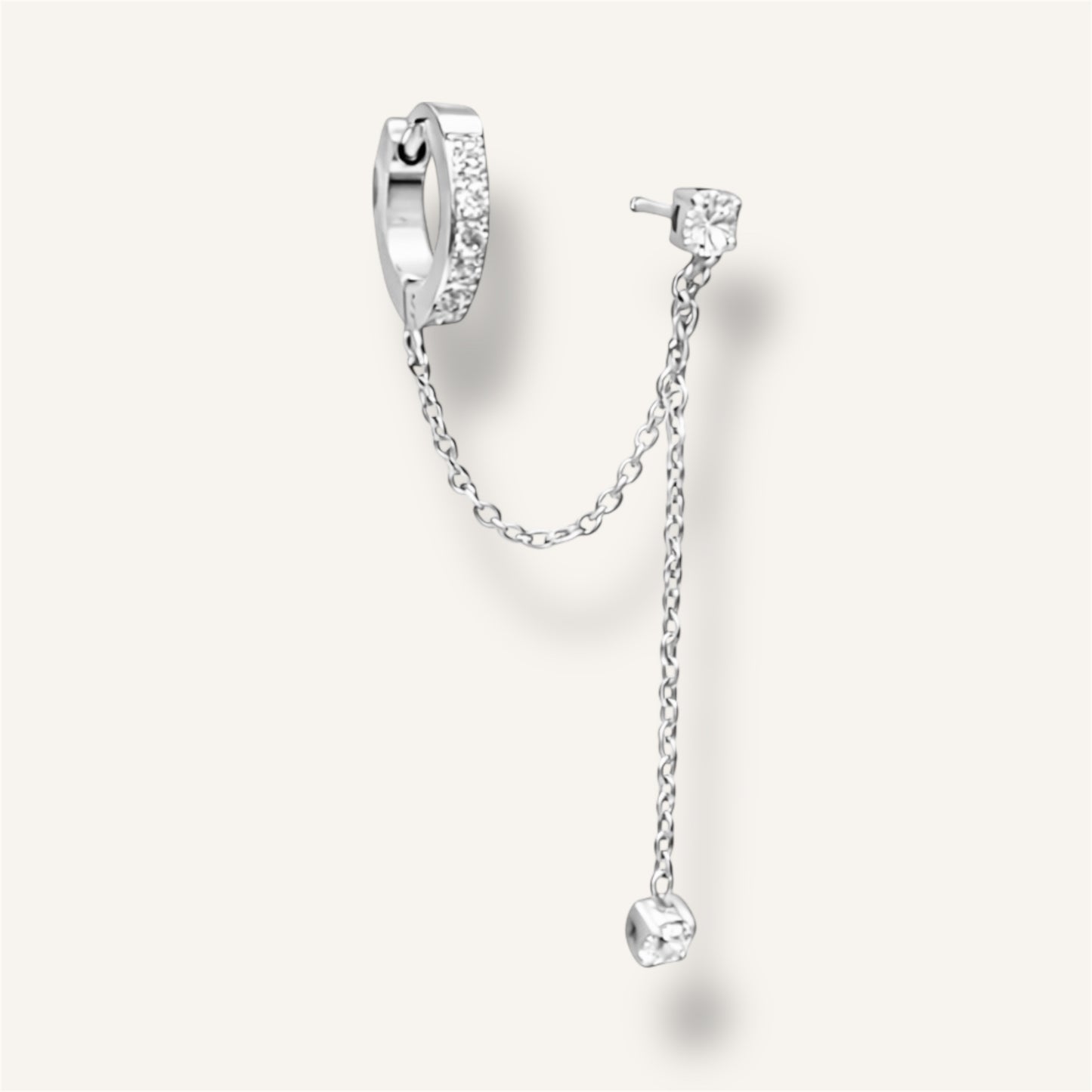 BOUCLES D’OREILLES MILA ACIER