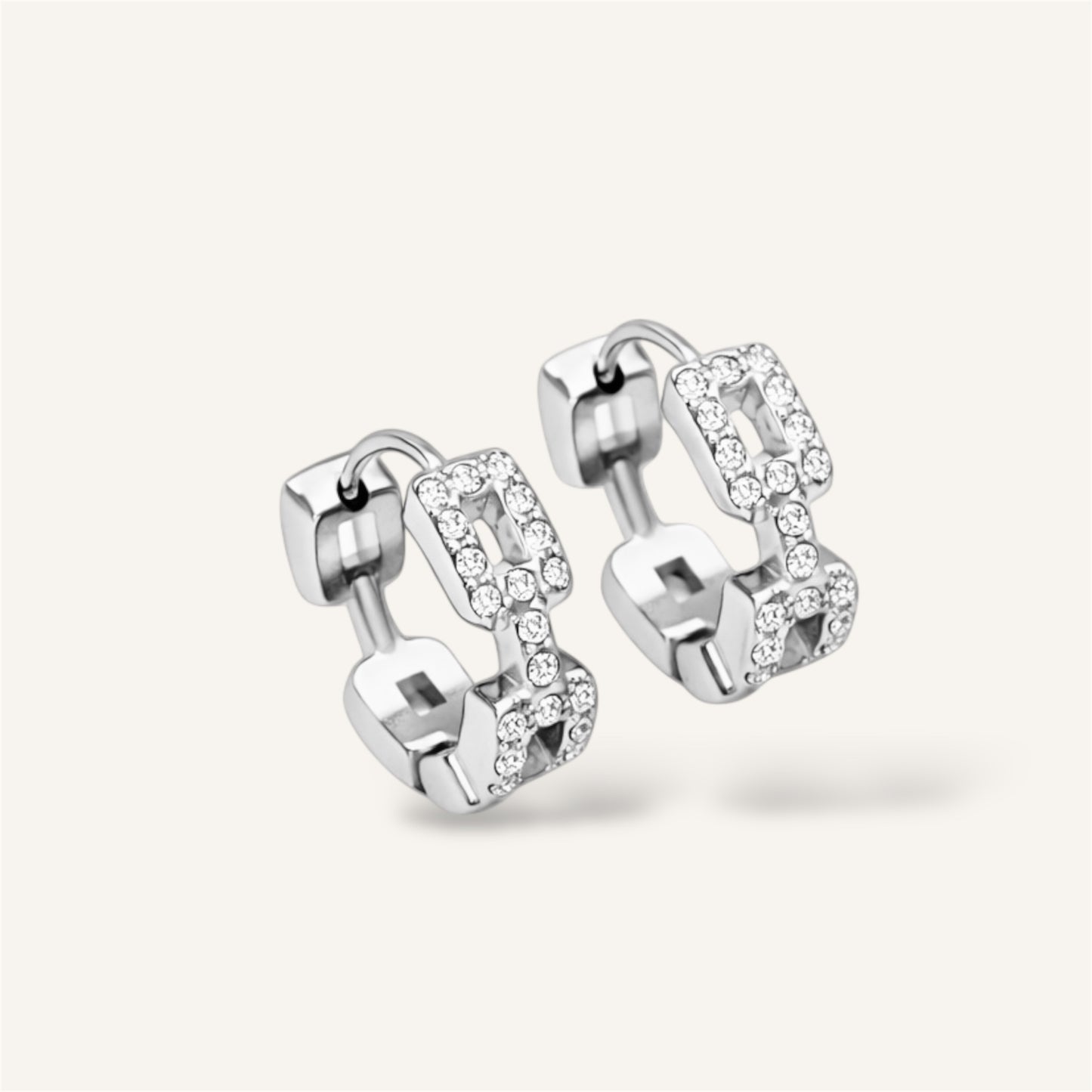 BOUCLES D’OREILLES JAYA ACIER