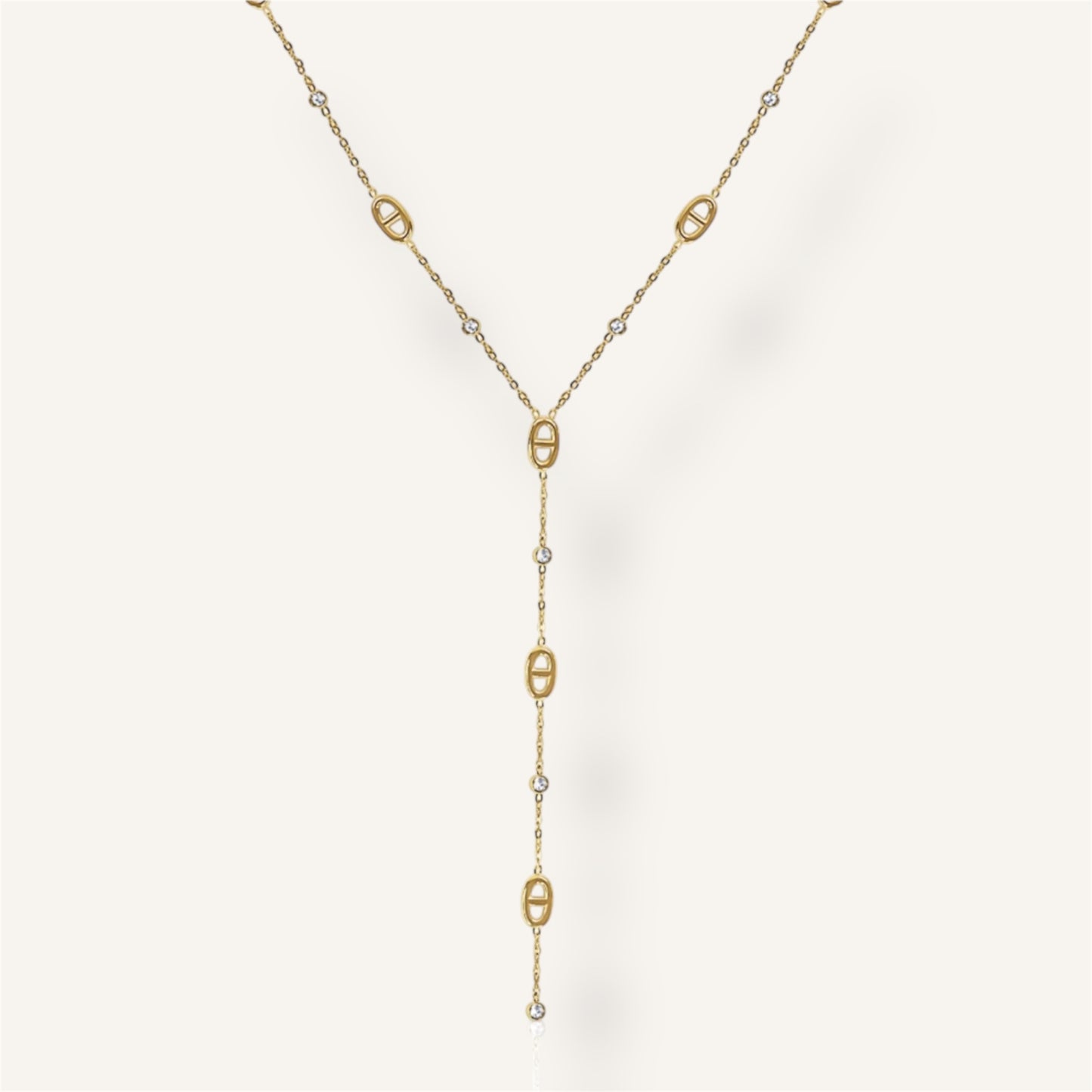 COLLIER LESIA ACIER OR