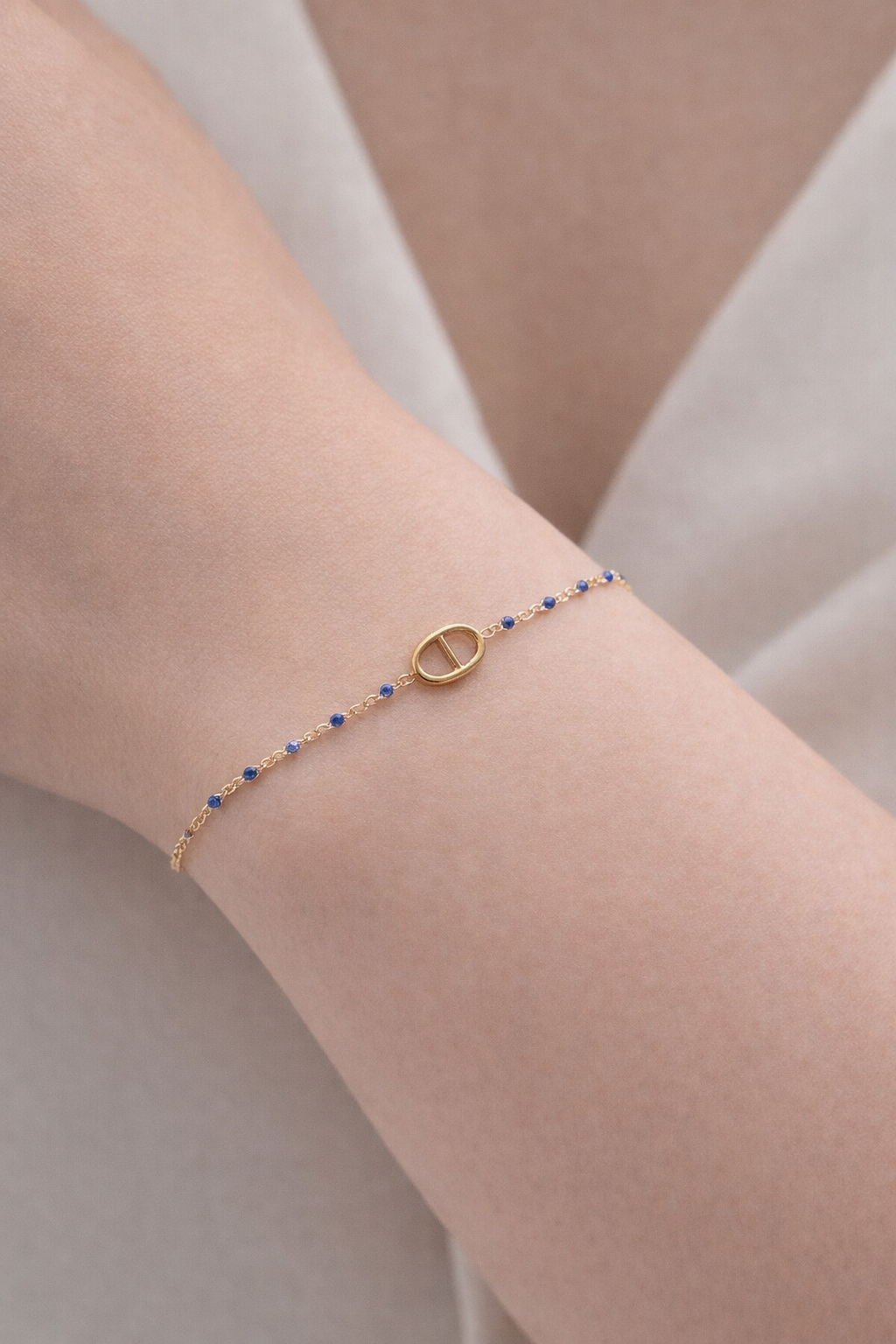 BRACELET SOPHIE ACIER OR