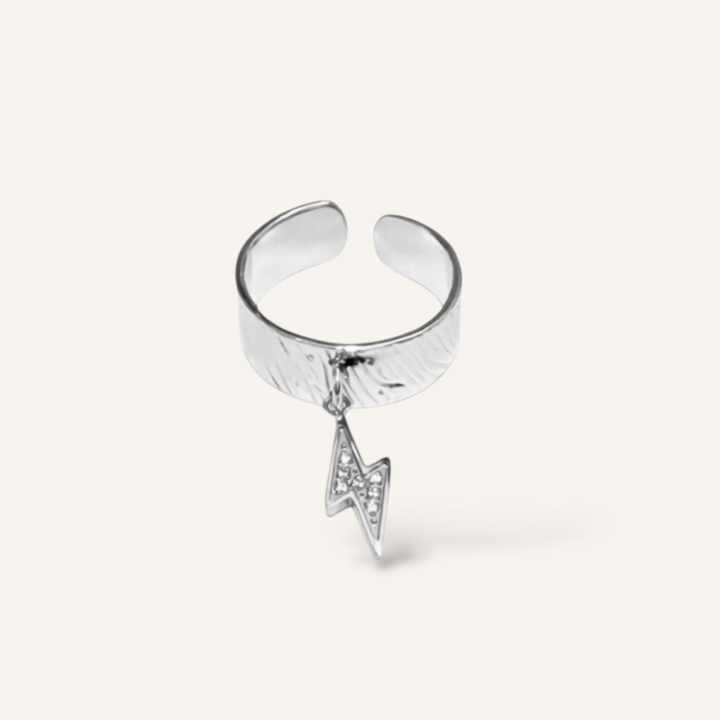 BAGUE ÉCLAIR ACIER