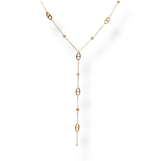 COLLIER LESIA ACIER OR