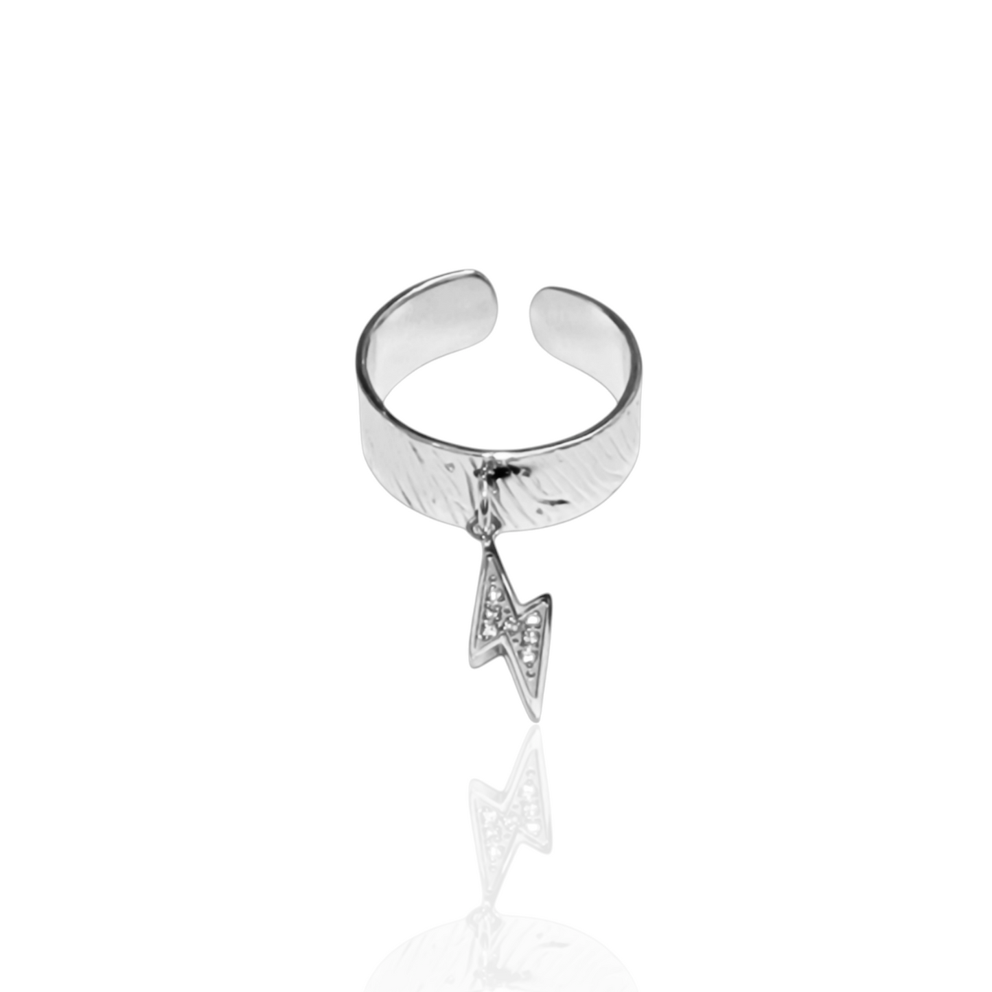 BAGUE ÉCLAIR ACIER