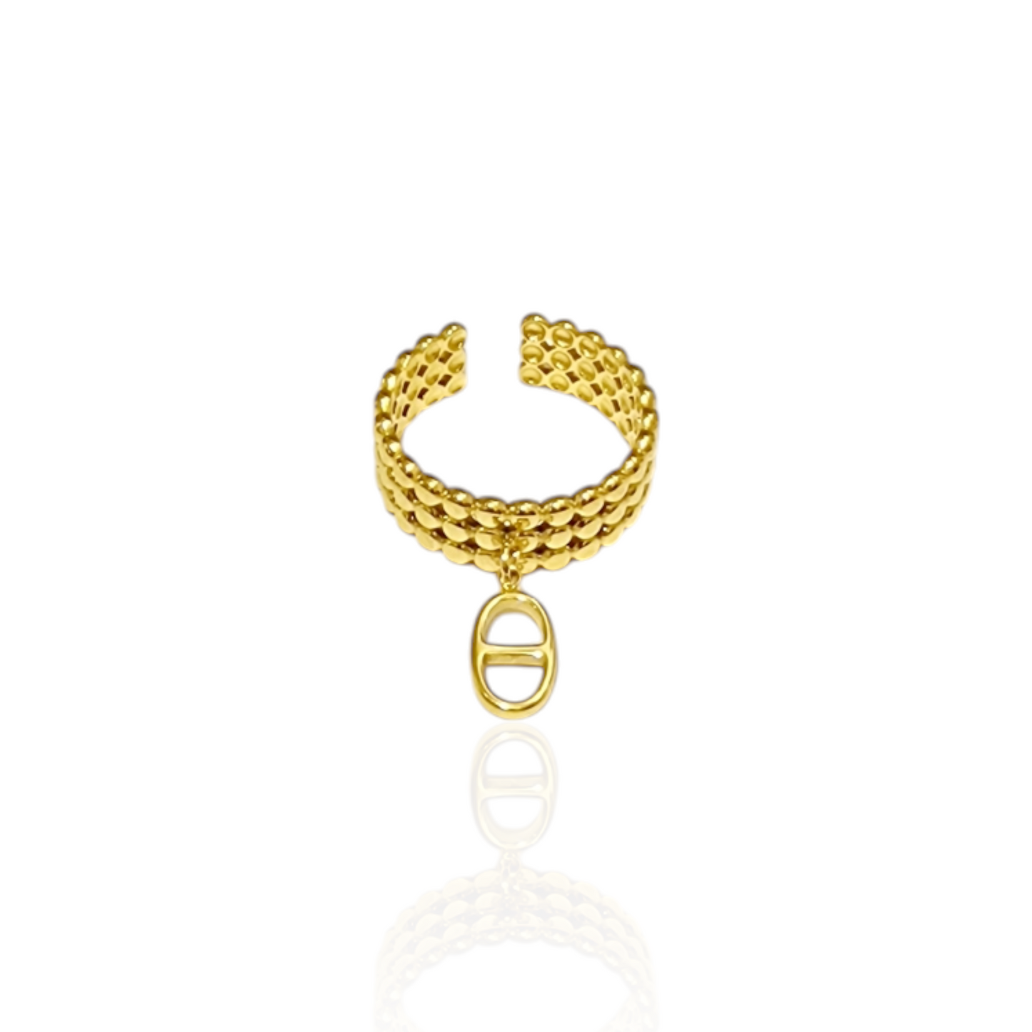 BAGUE SABRINA ACIER