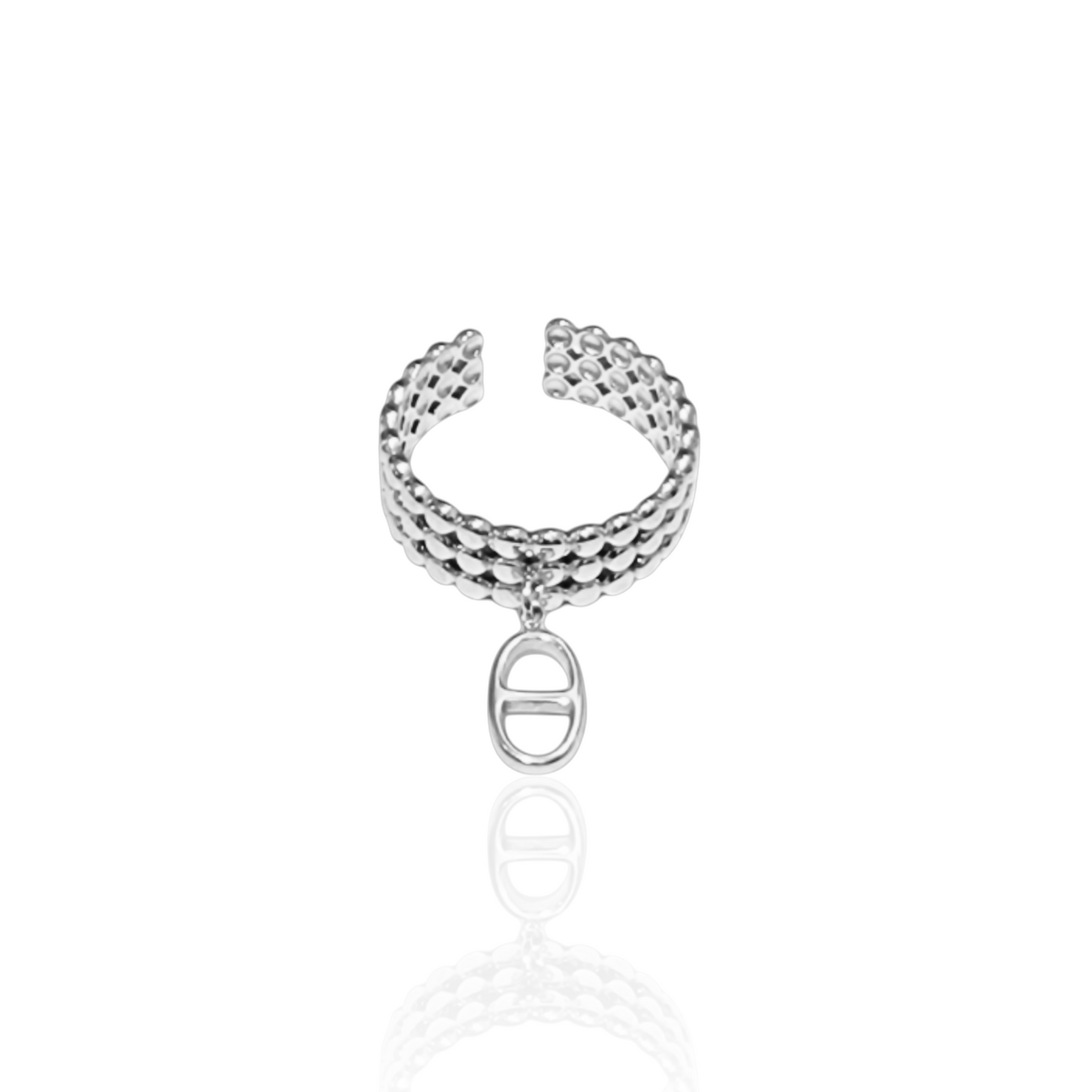 BAGUE SABRINA ACIER