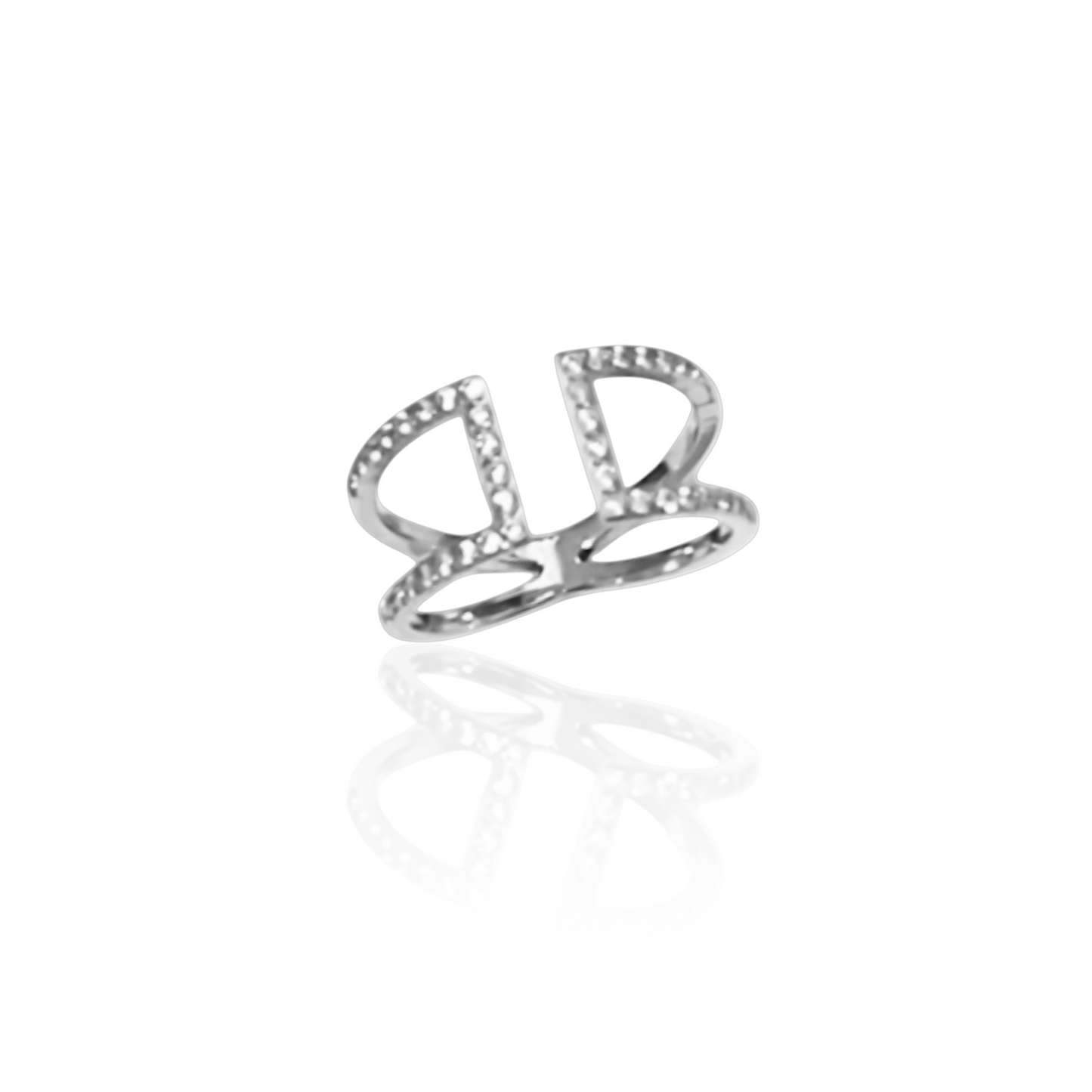 BAGUE MELIA ACIER