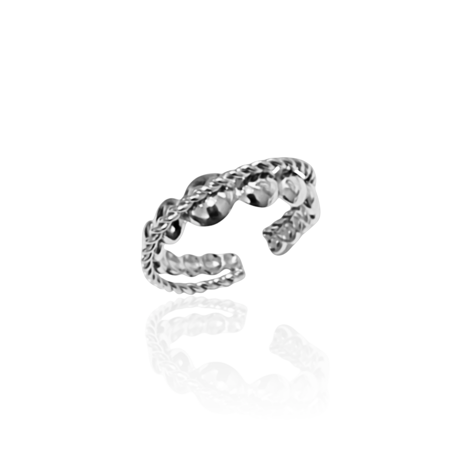 BAGUE STEPHANIE ACIER