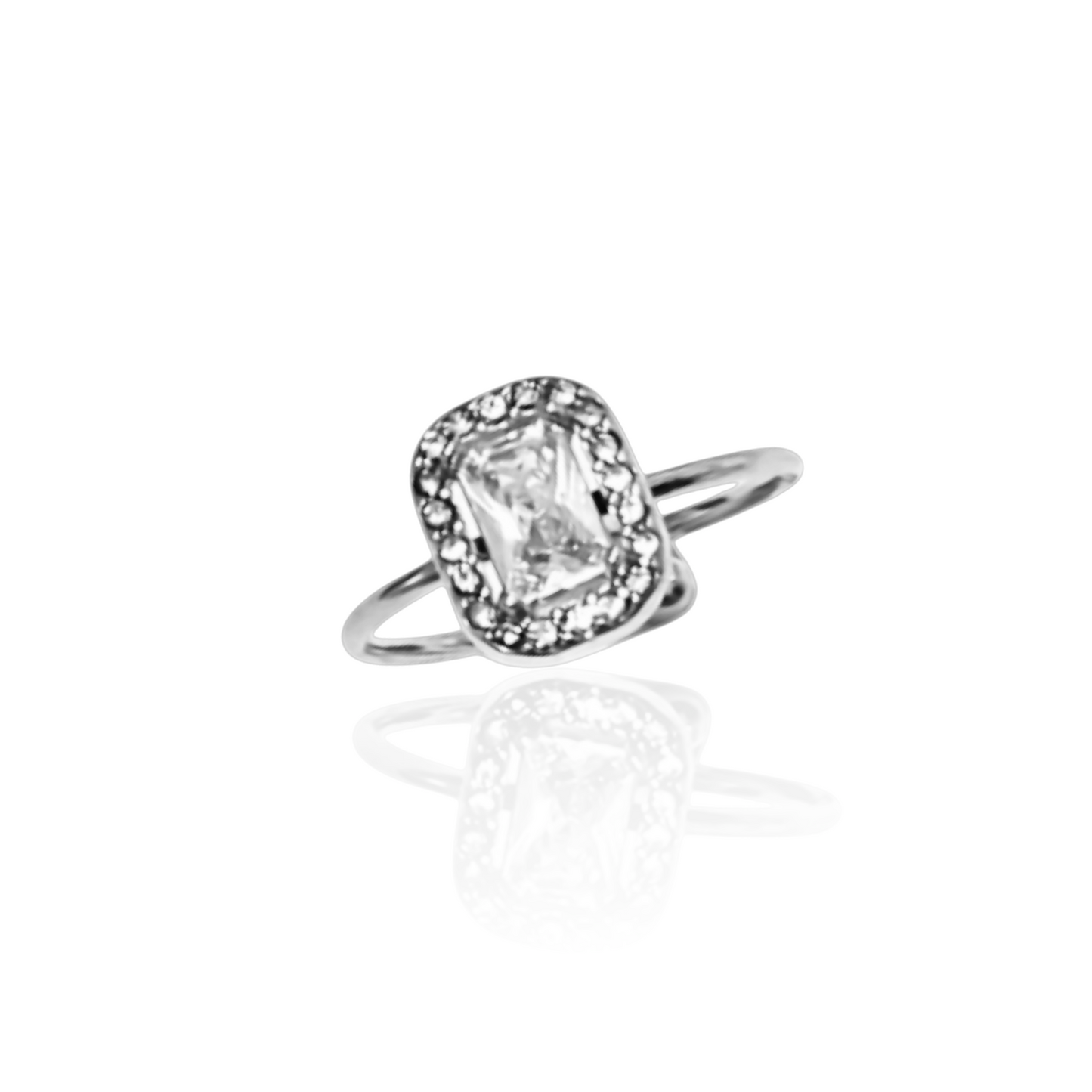 BAGUE ROSALIE ACIER