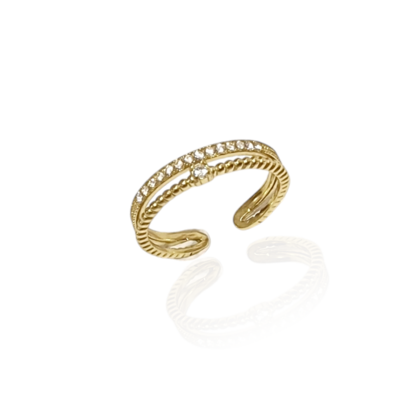 BAGUE TIANA ACIER