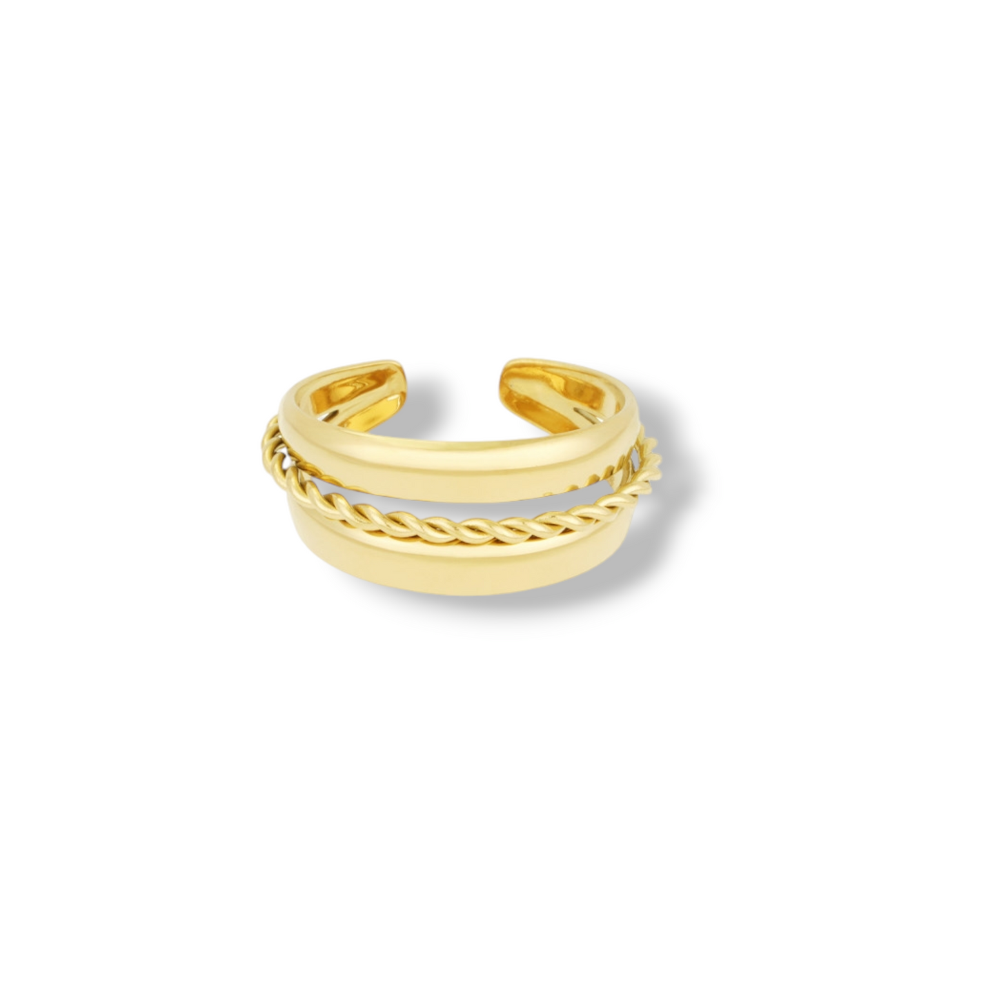 BAGUE BOLORES ACIER