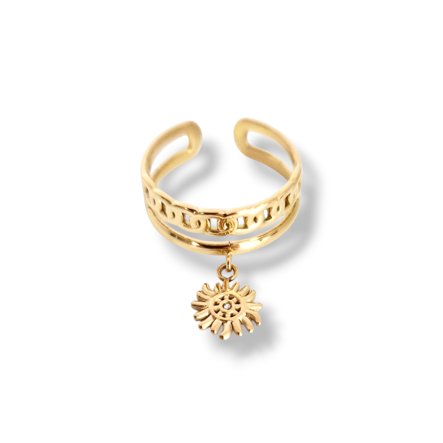 BAGUE CECILE ACIER