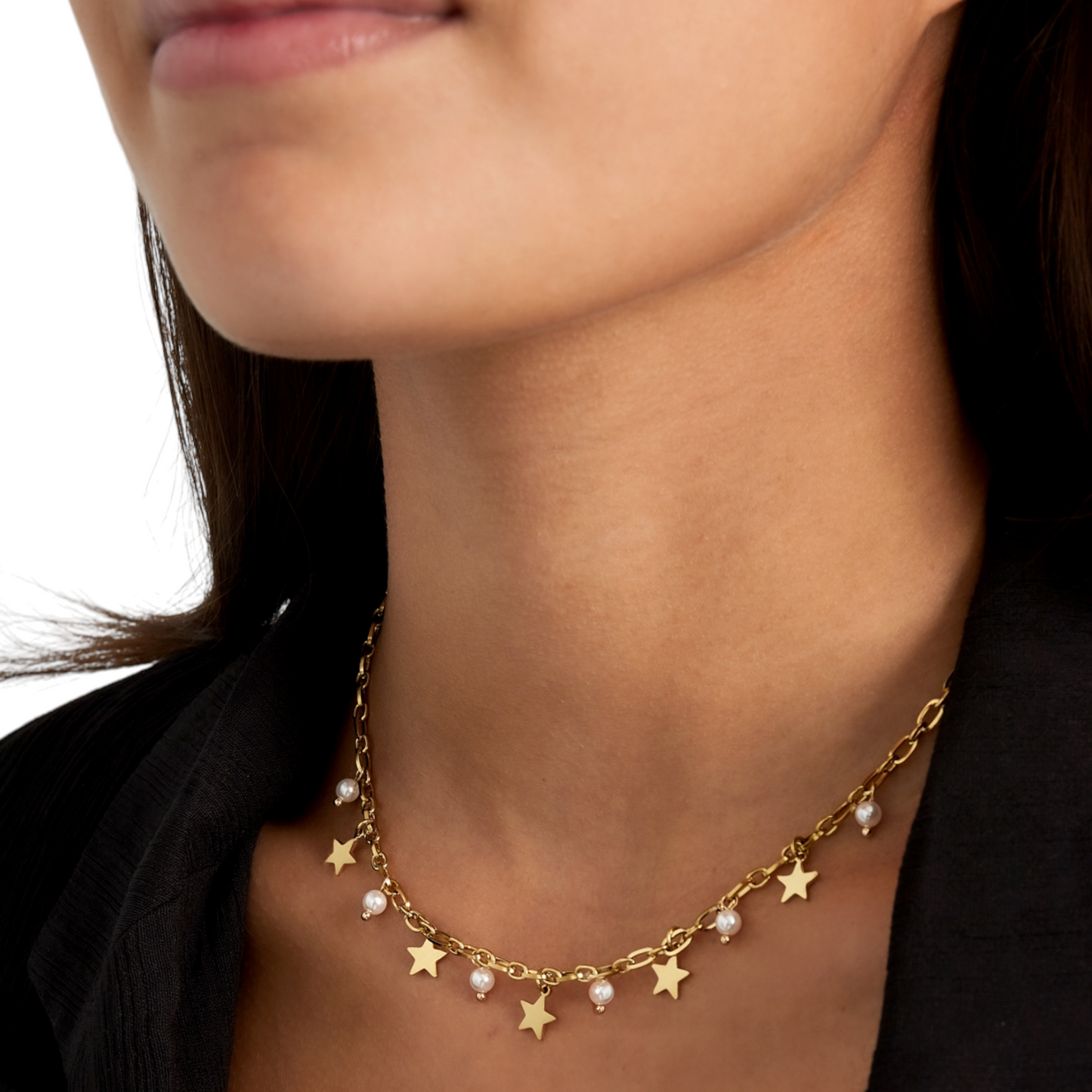 COLLIER ÉTOILÉE ACIER