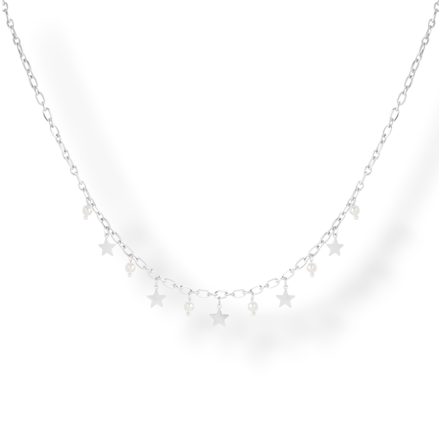 COLLIER ÉTOILÉE ACIER