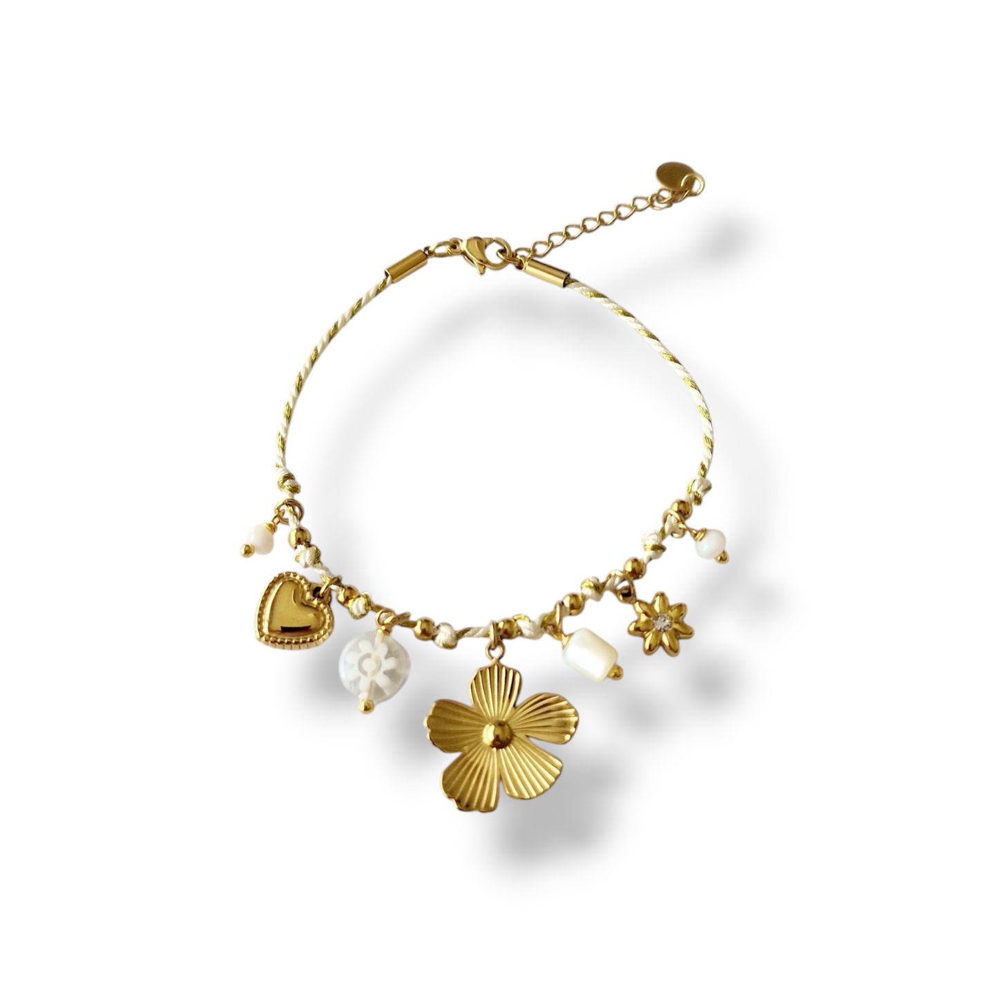 BRACELET BALI ACIER OR